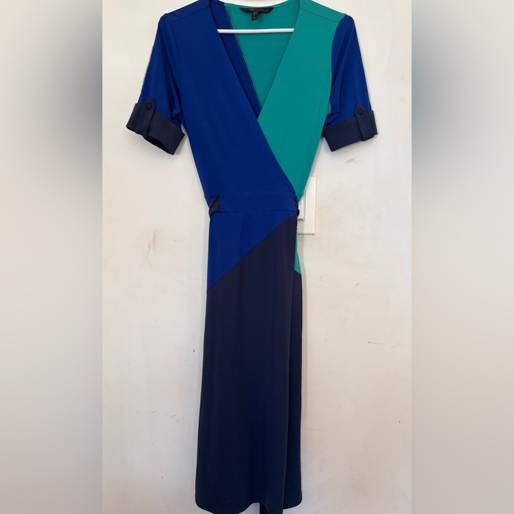 BCBG MaxAzria faux wrap dress